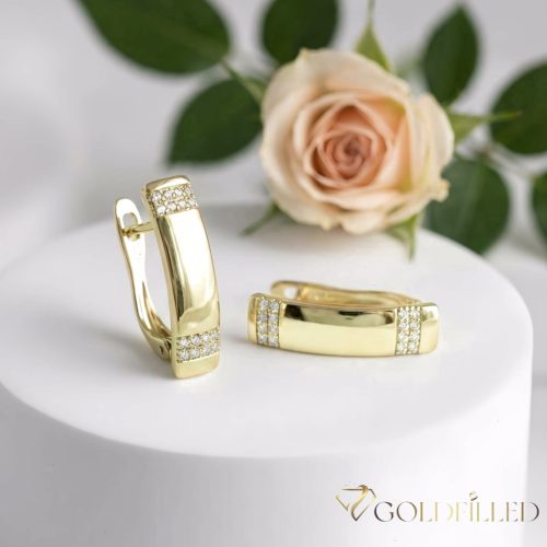 Goldfilled Antialergeni Naušnice 19 mm 14K Boja