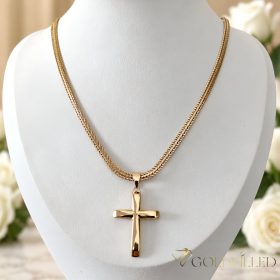  Antialergijska ogrlica „Goldfilled” 45cm/4mm + privjesak, boja 18K