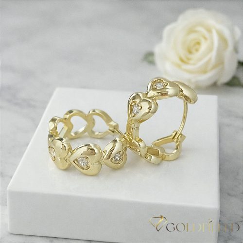 Goldfilled Antialergeni Naušnice 22 mm 14K Boja