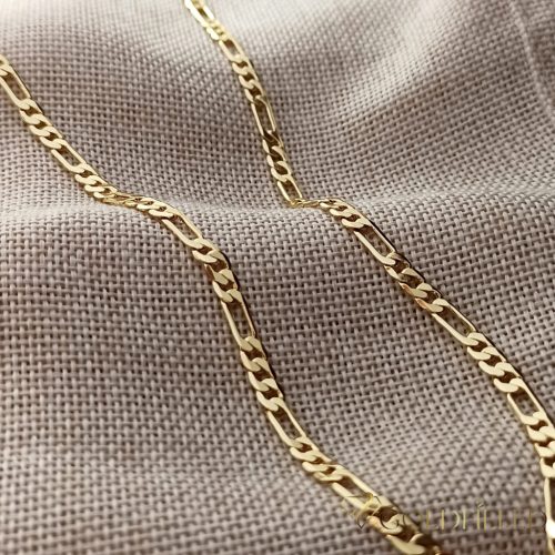 Antialergijska pozlaćena "Figaro" ogrlica "Goldfilled", u nekoliko veličina i debljine 4mm , boja 14K