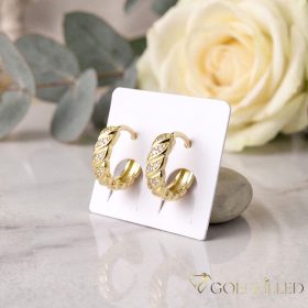 Goldfilled Antialergijske naušnice 13mm 14K boja	