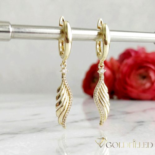 Goldfilled Antialergijske naušnice 46mm 14K boja	