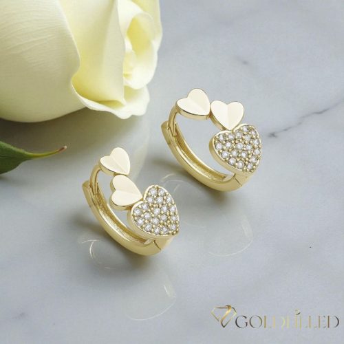 Goldfilled Antialergeni Naušnice 14 mm 14K Boja 