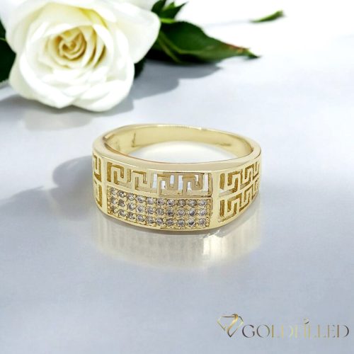 Antialergijski prsten „Goldfilled” u različitim veličinama, boja 14K