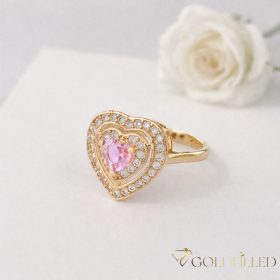   Antialergijski prsten „Goldfilled” u različitim veličinama, boja 18K