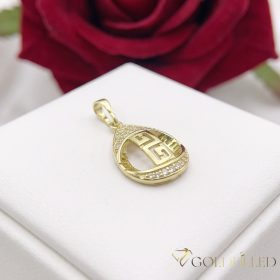 Antialergijski privjesak „Goldfilled” 36 mm, boja 14K