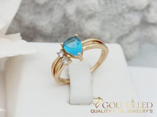 Antialergijski prsten „Goldfilled” u različitim veličinama, boja 18K