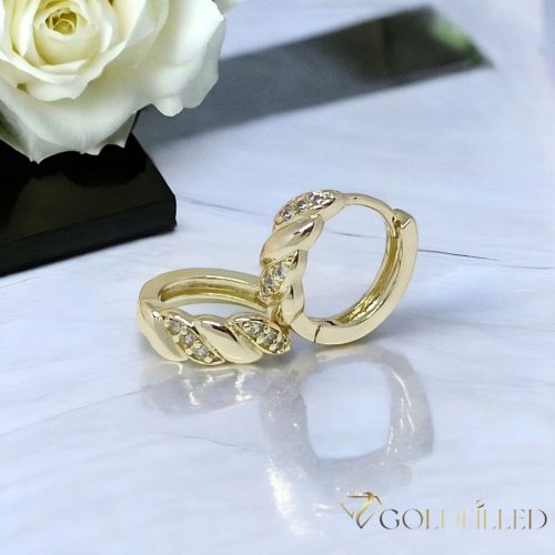 Goldfilled Antialergeni Naušnice 14 mm 14K Boja Multicolor 