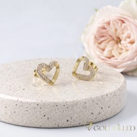 Goldfilled Antialergijske naušnice 11mm 14K boja	