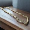 Goldfilled Antialergijski Luksuzni Barakka Ogrlica 70cm Dugačka i 11mm Široka (130g) Boja 14K Multikolor