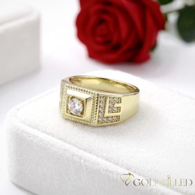   Antialergijski prsten „Goldfilled” u različitim veličinama, boja 14K