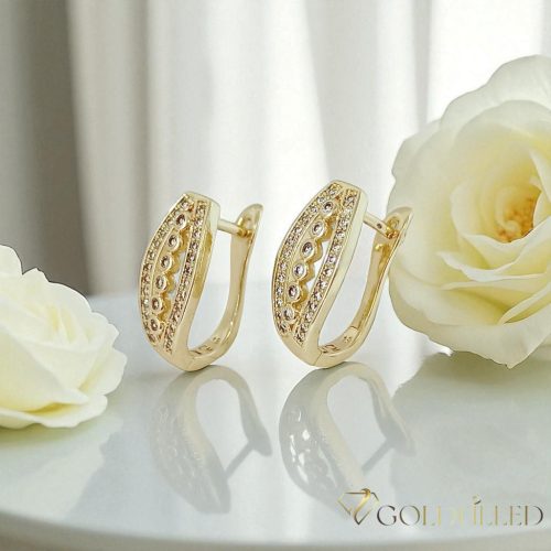 Goldfilled Antialergeni Naušnice 20 mm 14K Boja
