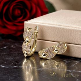 Goldfilled Antialergeni Naušnice 18 mm 14K Boja
