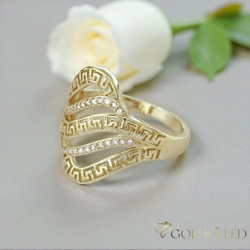 Antialergijski prsten „Goldfilled” u različitim veličinama, boja 14K