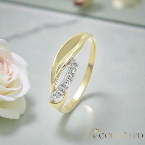 Antialergijski prsten „Goldfilled” u različitim veličinama, boja 14K