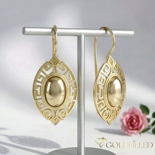 Goldfilled Antialergijske naušnice 42mm 14K boja	