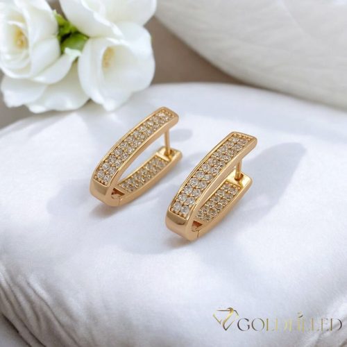 Goldfilled Antialergeni Naušnice 20mm 18K Boja