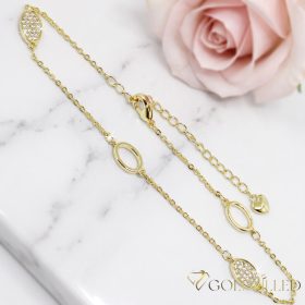 Goldfilled Narukvica za gležanj Max. 27cm Boja 14K