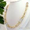 Goldfilled Antialergijski Luksuzni Barakka Ogrlica 70cm Dugačka i 8-10mm Široka (135g) Boja 14K Multikolor