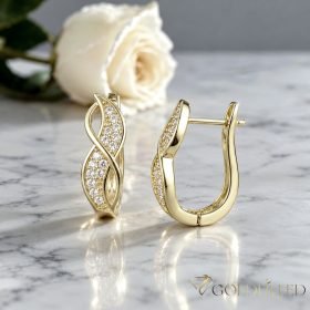 Goldfilled Antialergeni Naušnice 19 mm 14K Boja