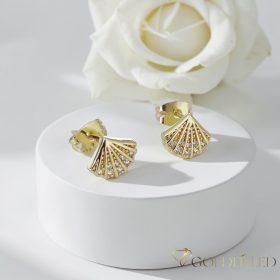 Goldfilled Antialergijske naušnice 9mm 14K boja	