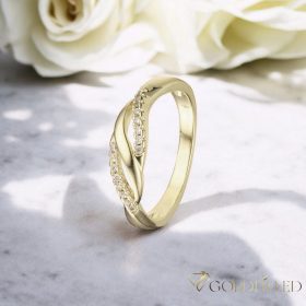   Antialergijski prsten „Goldfilled” u različitim veličinama, boja 14K