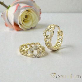 Goldfilled Antialergeni Naušnice 16mm 14K Boja