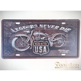 DEKORATIVNA METALNA PLOČA 15X30 CM