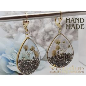   Ručne Izrađene Antialergijske Viseće Naušnice 60mm 14K Boja