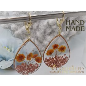   Ručne Izrađene Antialergijske Viseće Naušnice 60mm 14K Boja