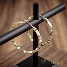 Goldfilled Antialergijske  naušnice 35mm 14K boja	