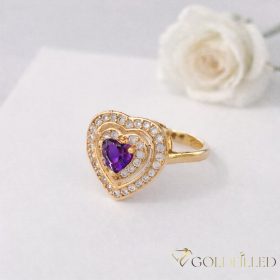   Antialergijski prsten „Goldfilled” u različitim veličinama, boja 18K