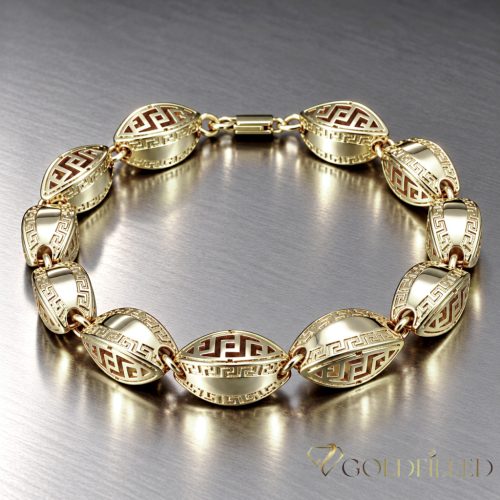 Antialergijska narukvica „Goldfilled” 24cm /10mm  boja (14K) 