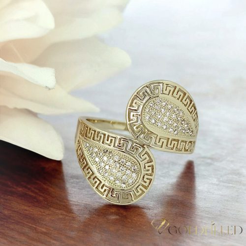 Antialergijski prsten „Goldfilled” u različitim veličinama, boja 14K