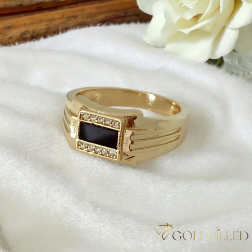 Antialergijski prsten „Goldfilled” u različitim veličinama, boja 14K