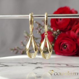 Goldfilled Antialergijske naušnice 38mm 14K boja