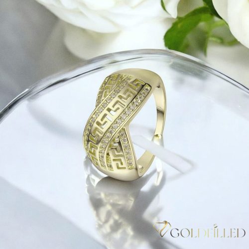 Antialergijski prsten „Goldfilled” u različitim veličinama, boja 14K