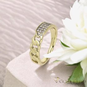   Antialergijski prsten „Goldfilled” u različitim veličinama, boja 14K