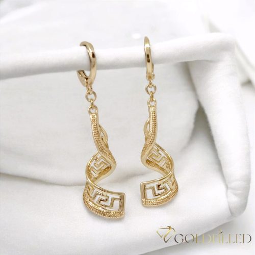 Goldfilled Antialergični Naušnice 50mm 18K boja