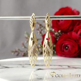 Goldfilled Antialergični Naušnice 50mm 14K boja