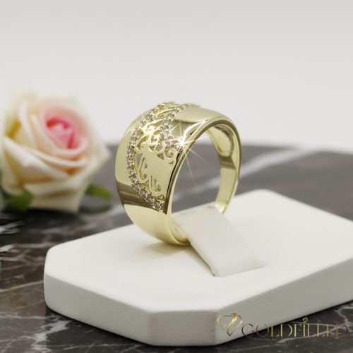 Antialergijski prsten „Goldfilled” u različitim veličinama, boja 14K