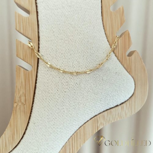 Goldfilled Narukvica za gležanj 29cm/3mm Boja 14K