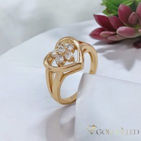   Antialergijski prsten „Goldfilled” u različitim veličinama, boja 18K