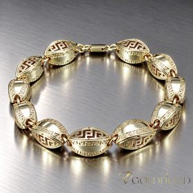   Antialergijska narukvica „Goldfilled” 22cm /10mm  boja (14K) 