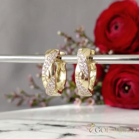 Goldfilled Antialergeni Naušnice 20 mm 14K Boja