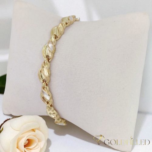 Ekskluzivna antialergijska pozlaćena narukvica "Goldfilled",u nekoliko veličina /7 mm, boja 14K