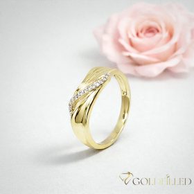   Antialergijski prsten „Goldfilled” u različitim veličinama, boja 14K