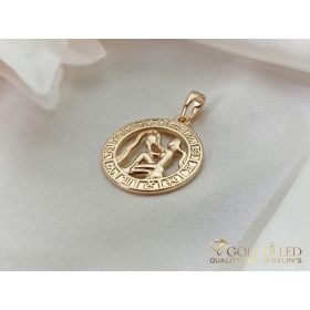 Goldfilled Antialergijski Medaljon 28mm 18K boja