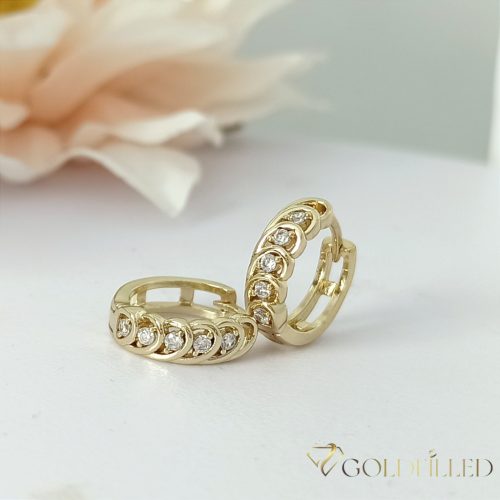 Goldfilled Antialergeni Naušnice 14 mm 14K Boja Multicolor 