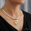 Goldfilled Antialergijski Luksuzni Ogrlica 50cm Dugačka i 6,5mm Široka Boja 14K